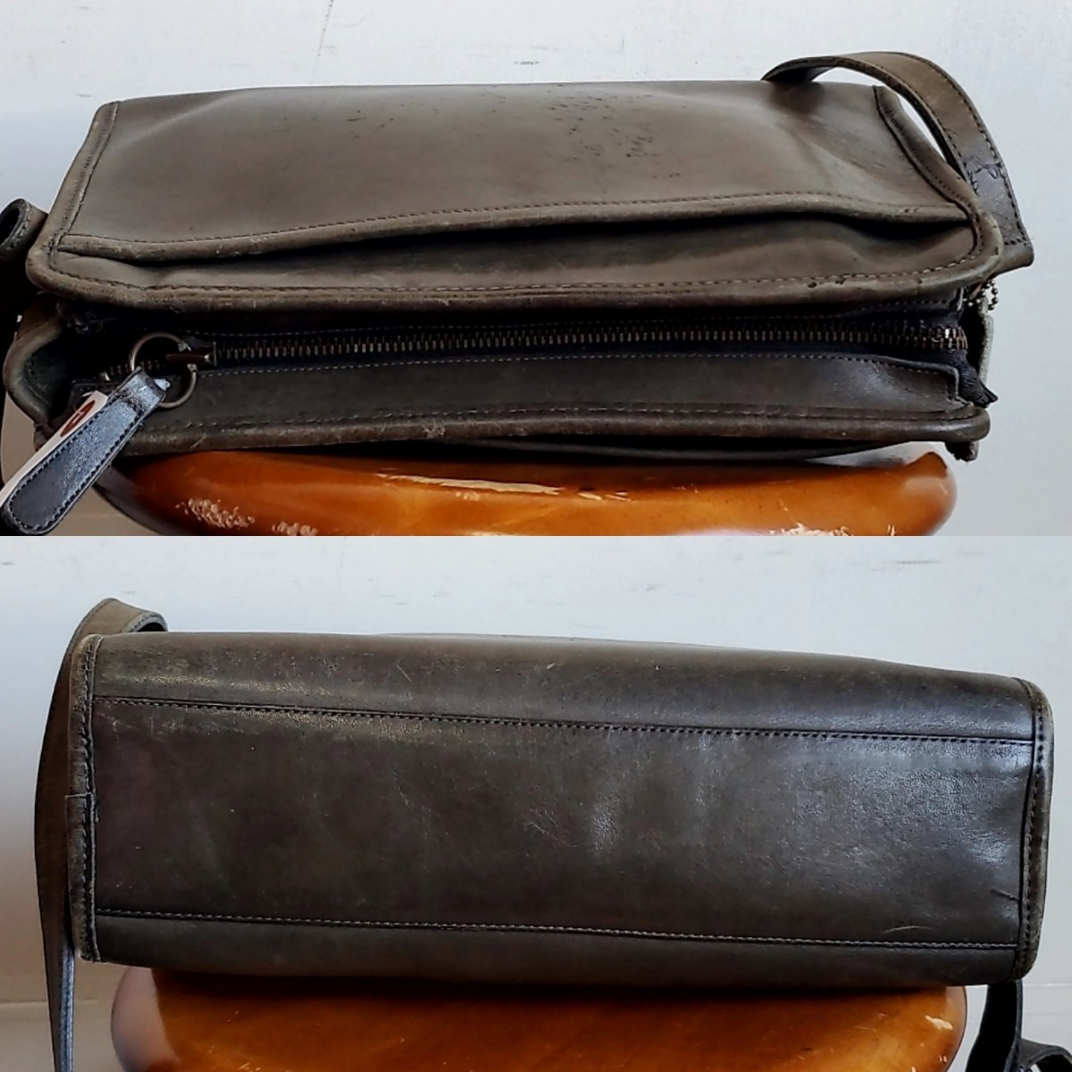 921 70s80s 希少 USA製 オールドコーチ OLD COACH レザーショルダー