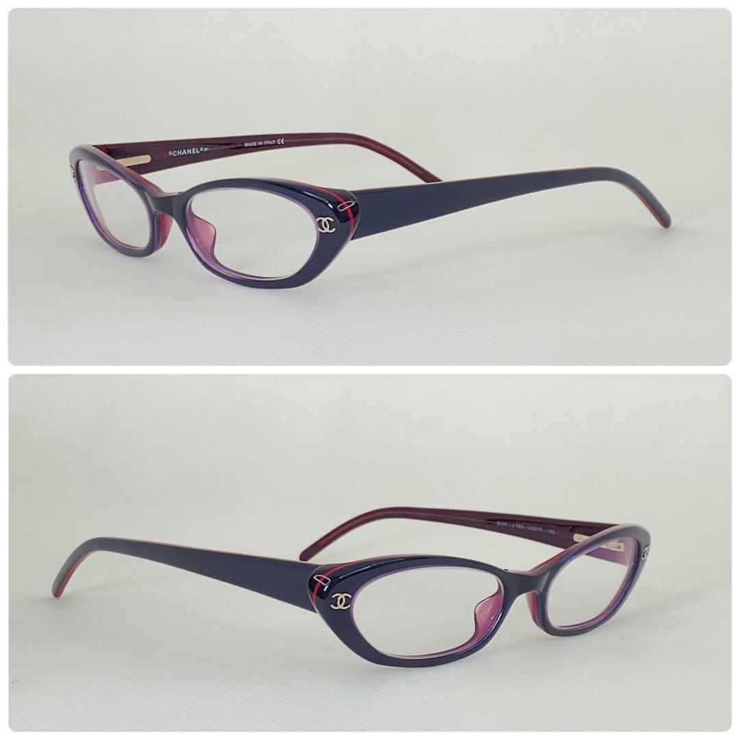CHANEL メガネフレーム アイウェア シャネル 3025 極美品 伊達｜Yahoo