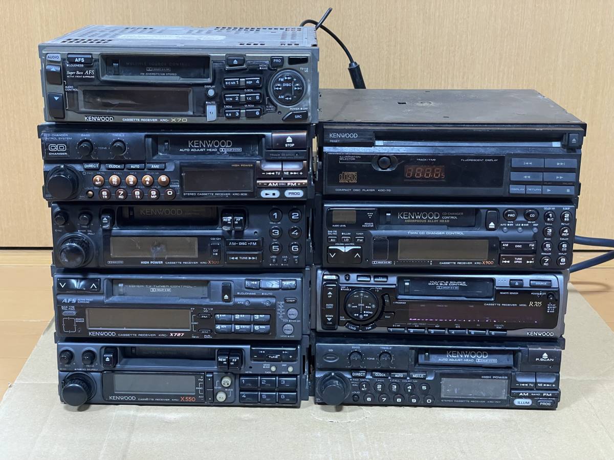 Yahoo!オークション - 当時物ジャンク ケンウッド製CD/カセットデッキ