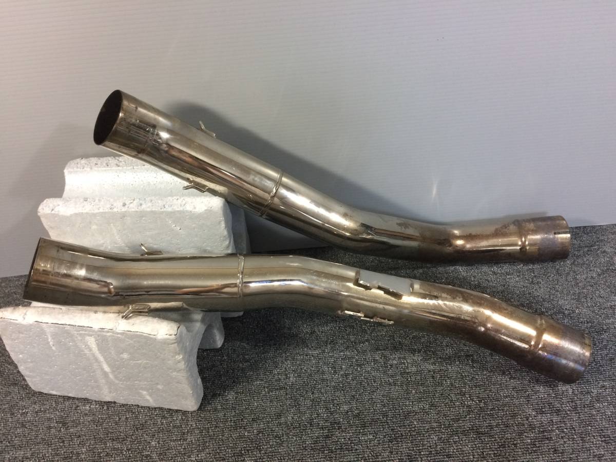 管理番号02467 US ヨシムラ ZX-14R 中間パイプ リンクパイプ 約57mm