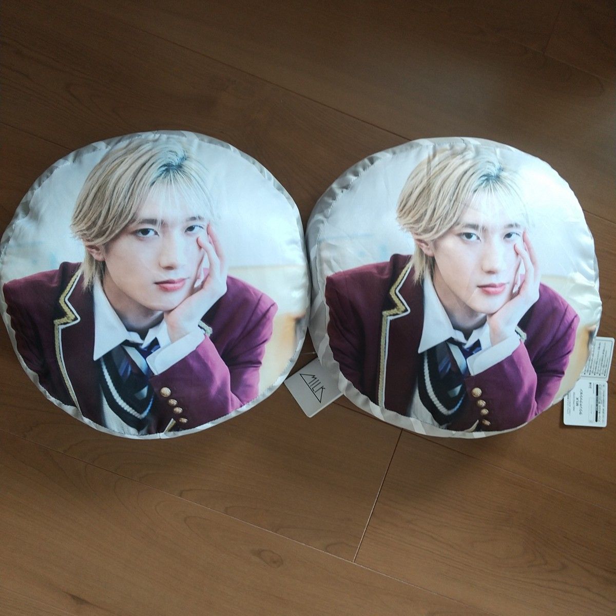 M LK ミルク ラウンドクッション 山中柔太郎 2個セット｜Yahoo!フリマ