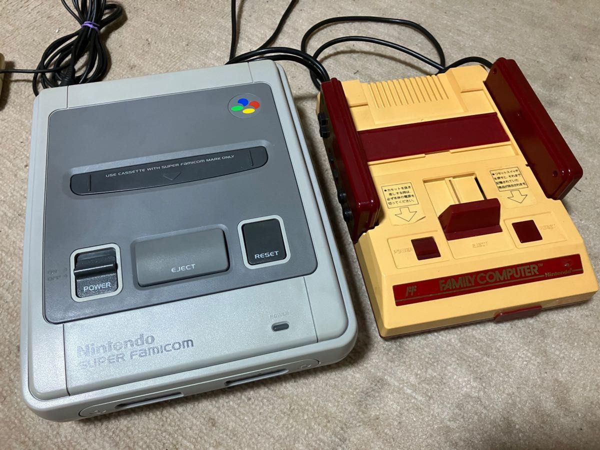 ファミコン本体 スーパーファミコン本体 フルセット 分解洗浄済み 全
