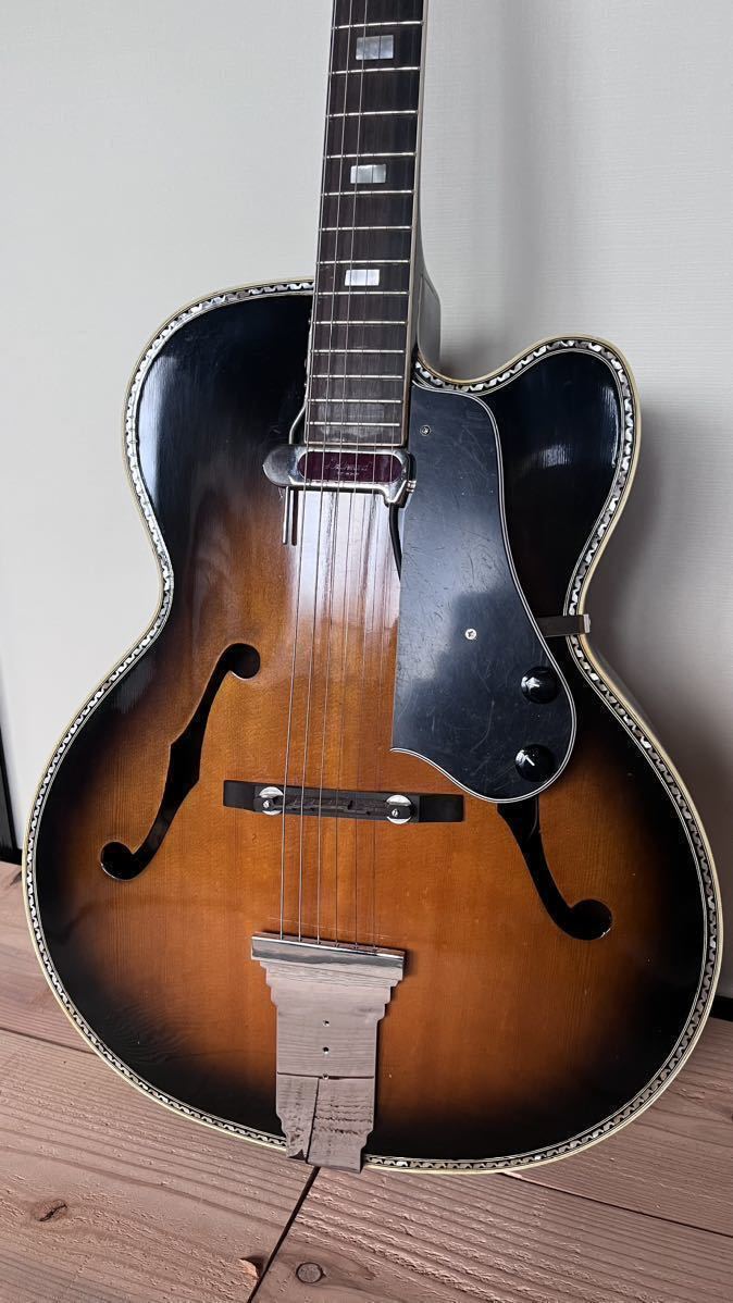 Yahoo!オークション - Nardan ナルダン ピックギター フルアコースティ