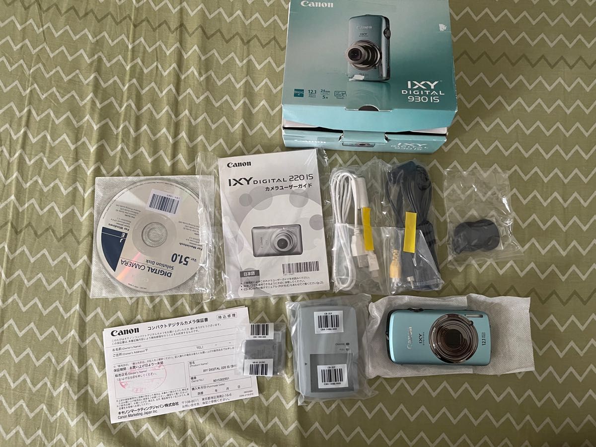 tha専用【コンパクトデジタルカメラ】CANON IXY DIGITAL 930 IS ブルー