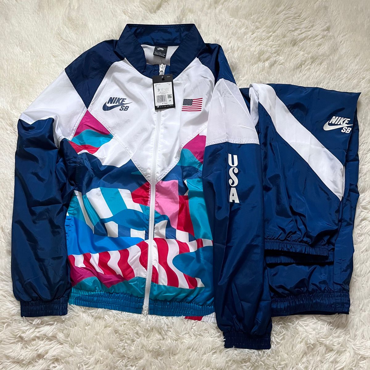未使用NIKE SB × Parra USA Track Suit トラックジャケット