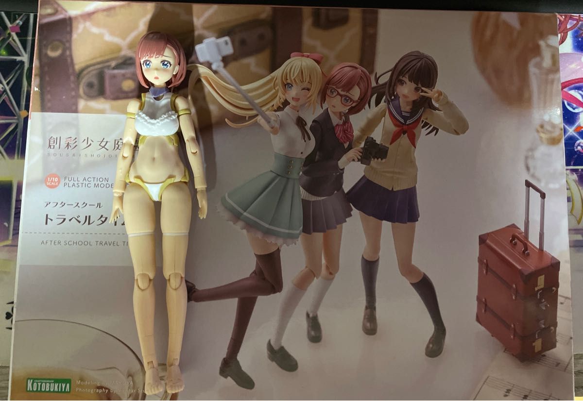 美少女プラモデルセット 組み立て済み メガミデバイス 創彩少女庭園