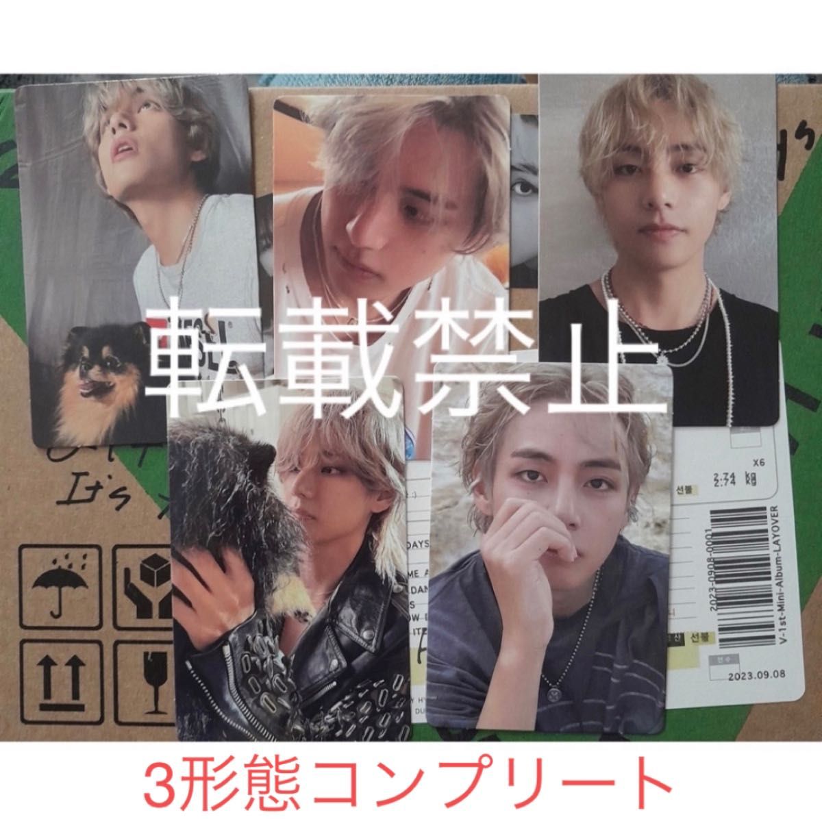 BTS サノク Layover 特典 テヒョン トレカ 2枚 テテ Layover V BTS