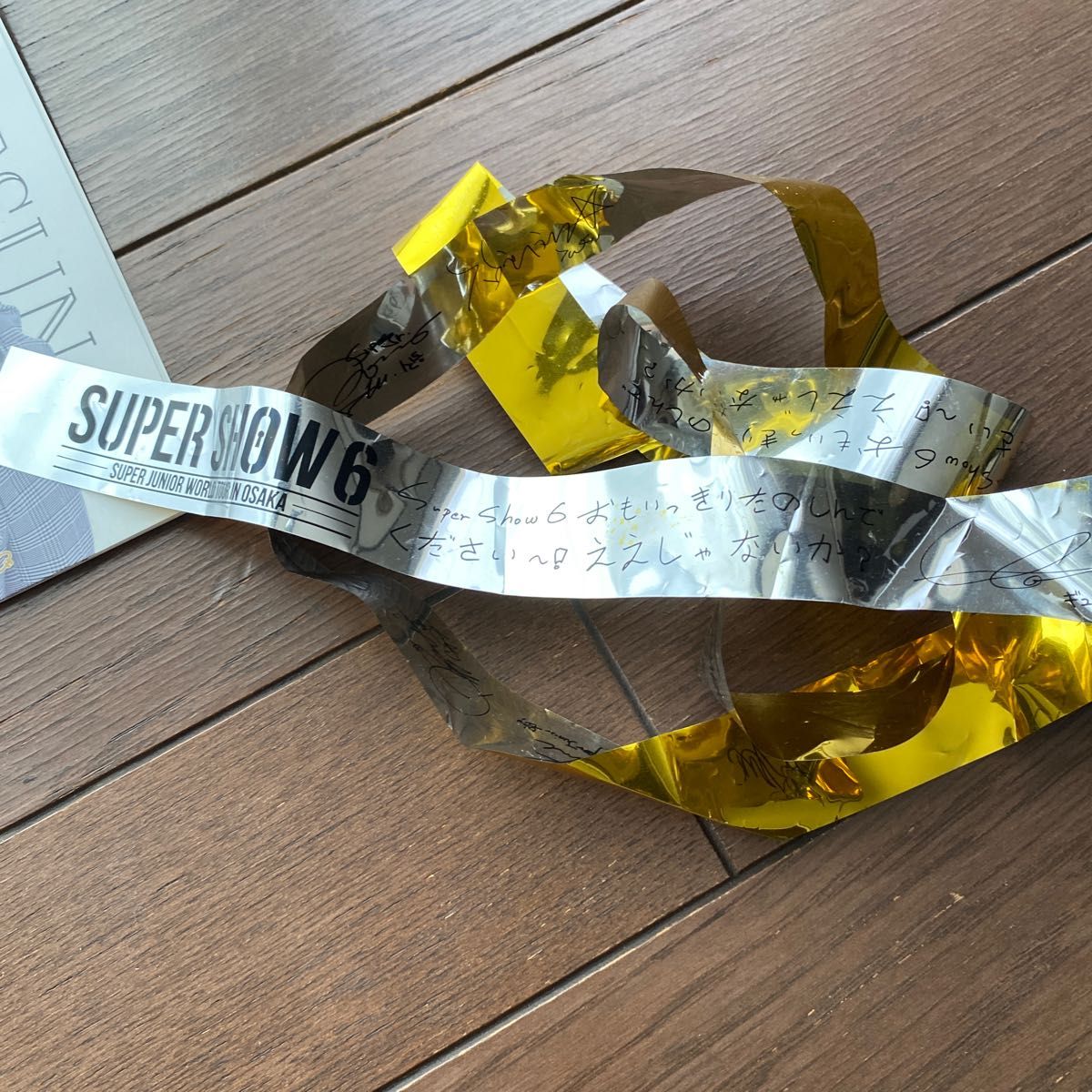 韓流ライブグッズSMTOWN SUPER SHOW SUPER JUNIOR 銀テープ まとめ売り