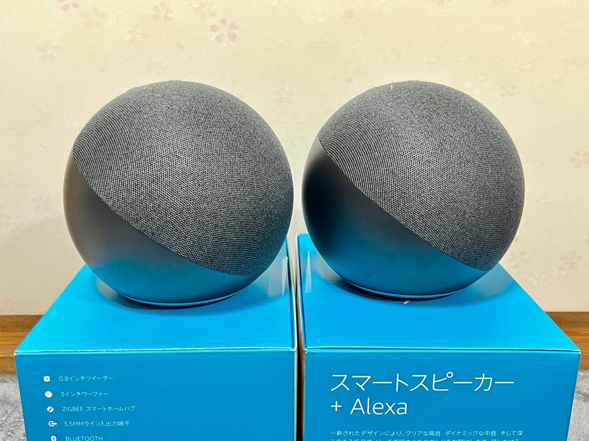 Amazon echo 第4世代 2台セット スマートスピーカー エコー ステレオ