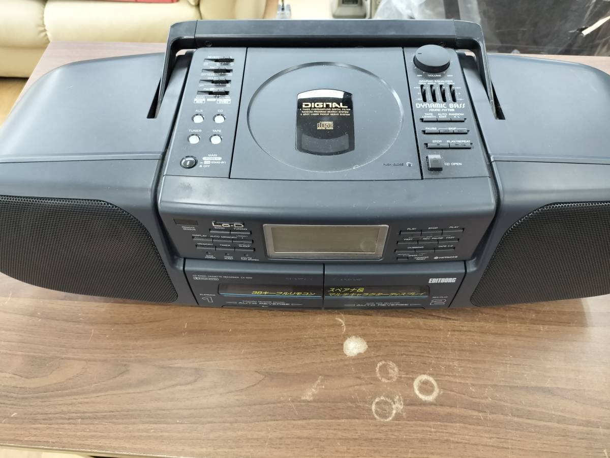 Yahoo!オークション - 希少 HITACHI 日立 Lo-D CD ラジオ Wカセット ラ