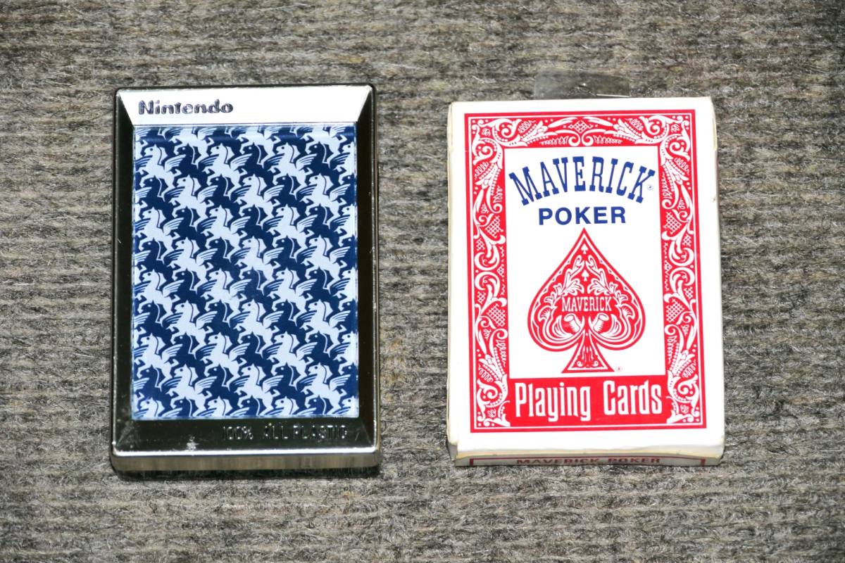マニア向け昔懐かしいレトロなトランプ2種（未開封） 任天堂 MAVERICK