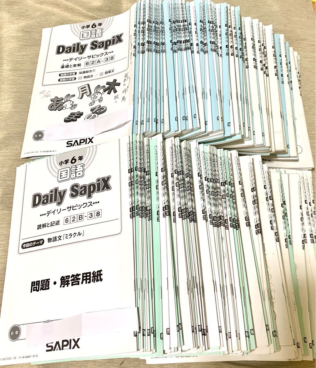 サピックス6年生国語一年分テキストSAPIX｜Yahoo!フリマ（旧PayPayフリマ）