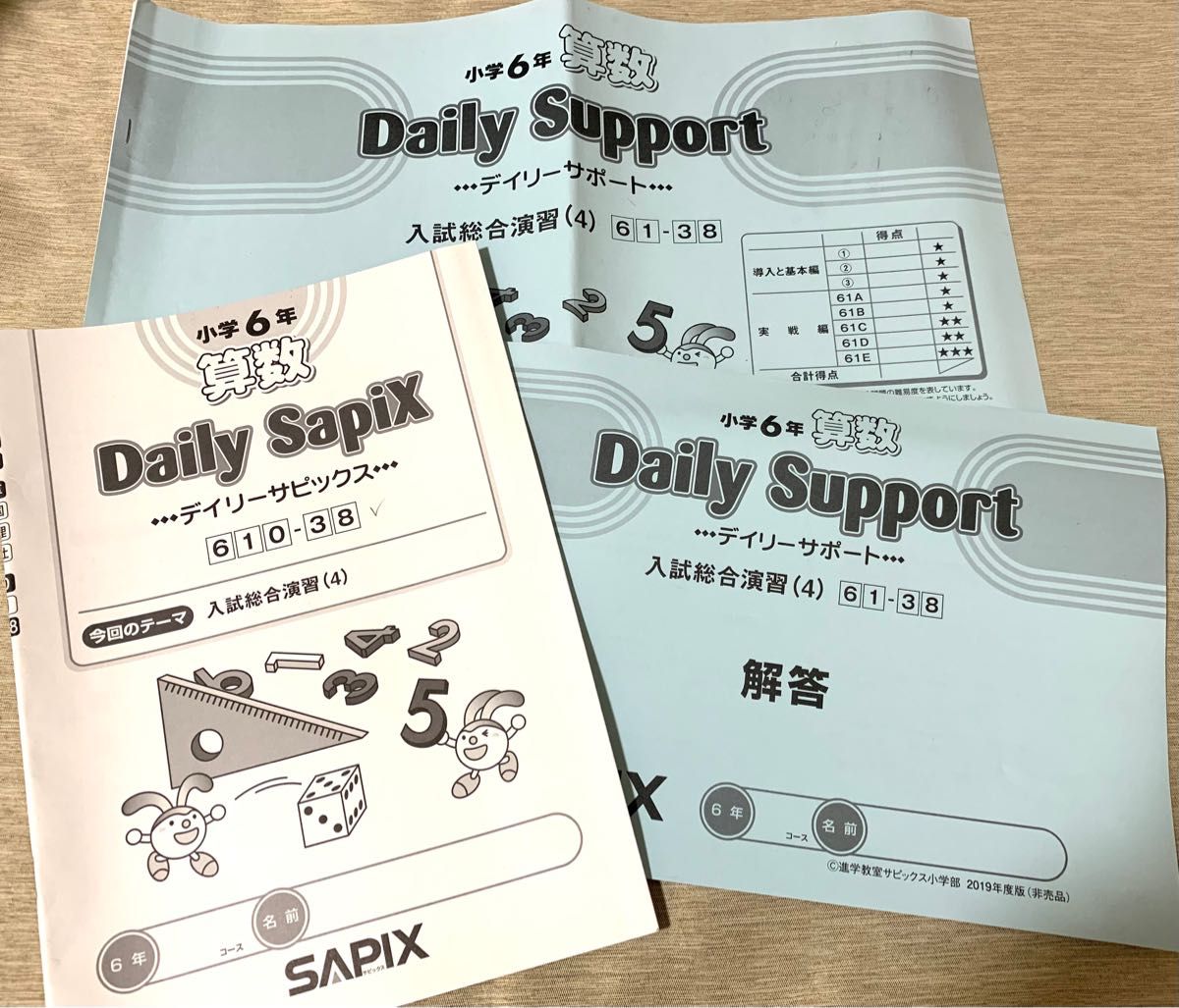 2024年度 SAPIX 6年 最新版 全部セット 2024年度 SAPIX 6年 最新版