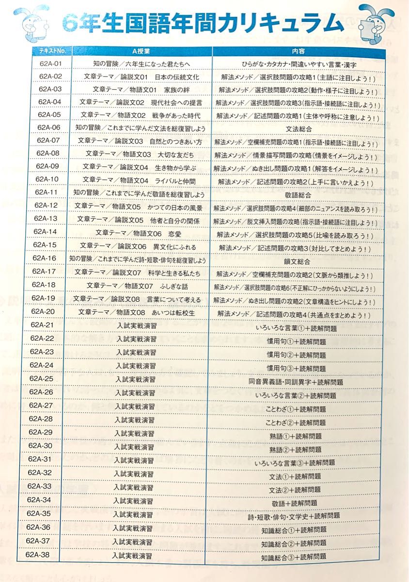 サピックス6年生国語一年分テキストSAPIX｜Yahoo!フリマ（旧PayPayフリマ）