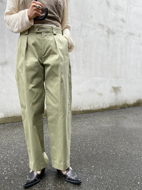 FUMIKA UCHIDA フミカウチダ 23SS CHINO TAPERED SLACKS