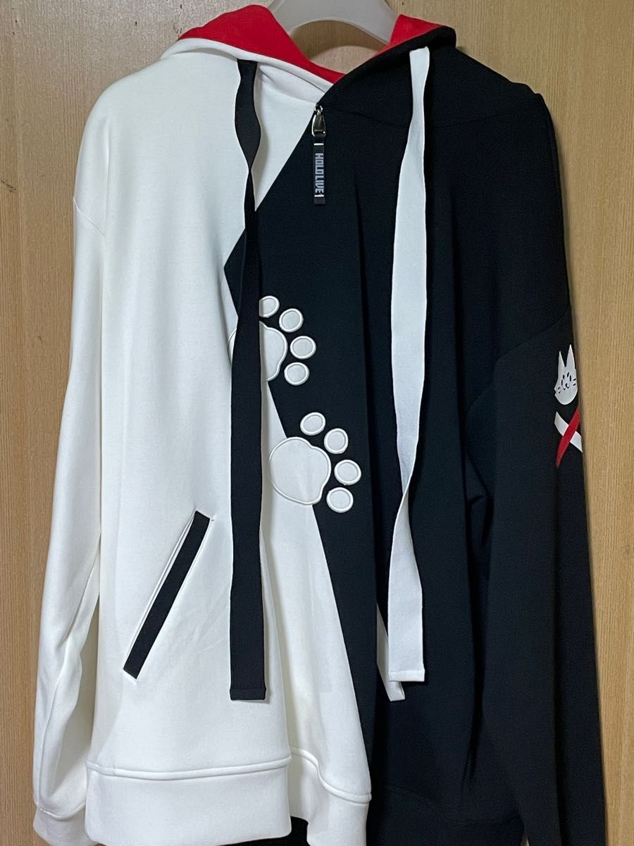 ホロライブ 大神ミオ 100万人記念グッズ ミオとおそろい部屋着パーカー