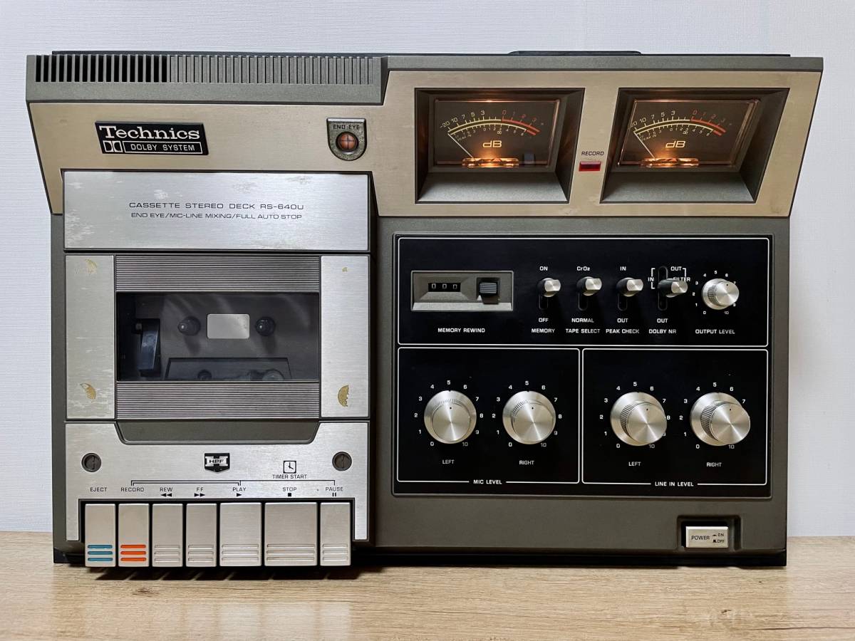 Technics テクニクス RS-640U カセットステレオデッキ 稼働品 Technics