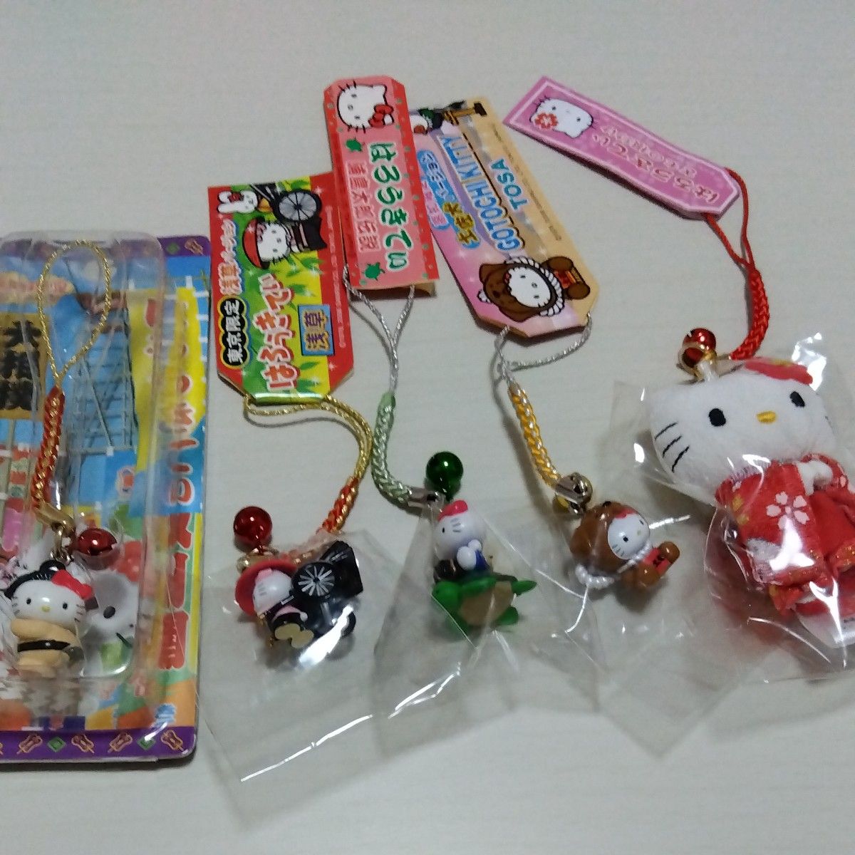 ハローキティご当地キティセット根付やストラップなど ハローキティ
