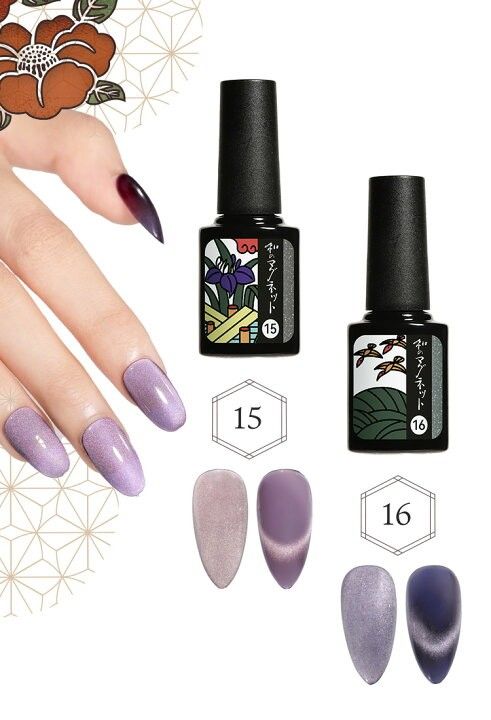 20本セット】ネイル工房 和のマグネット 和 秋 冬 ネイル 振り袖 成人