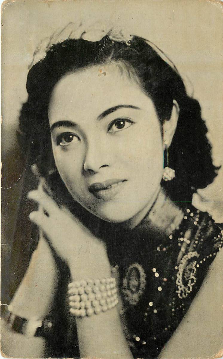 Yahoo!オークション - p37039『李香蘭/山口淑子』戦前絵はがき 満州映