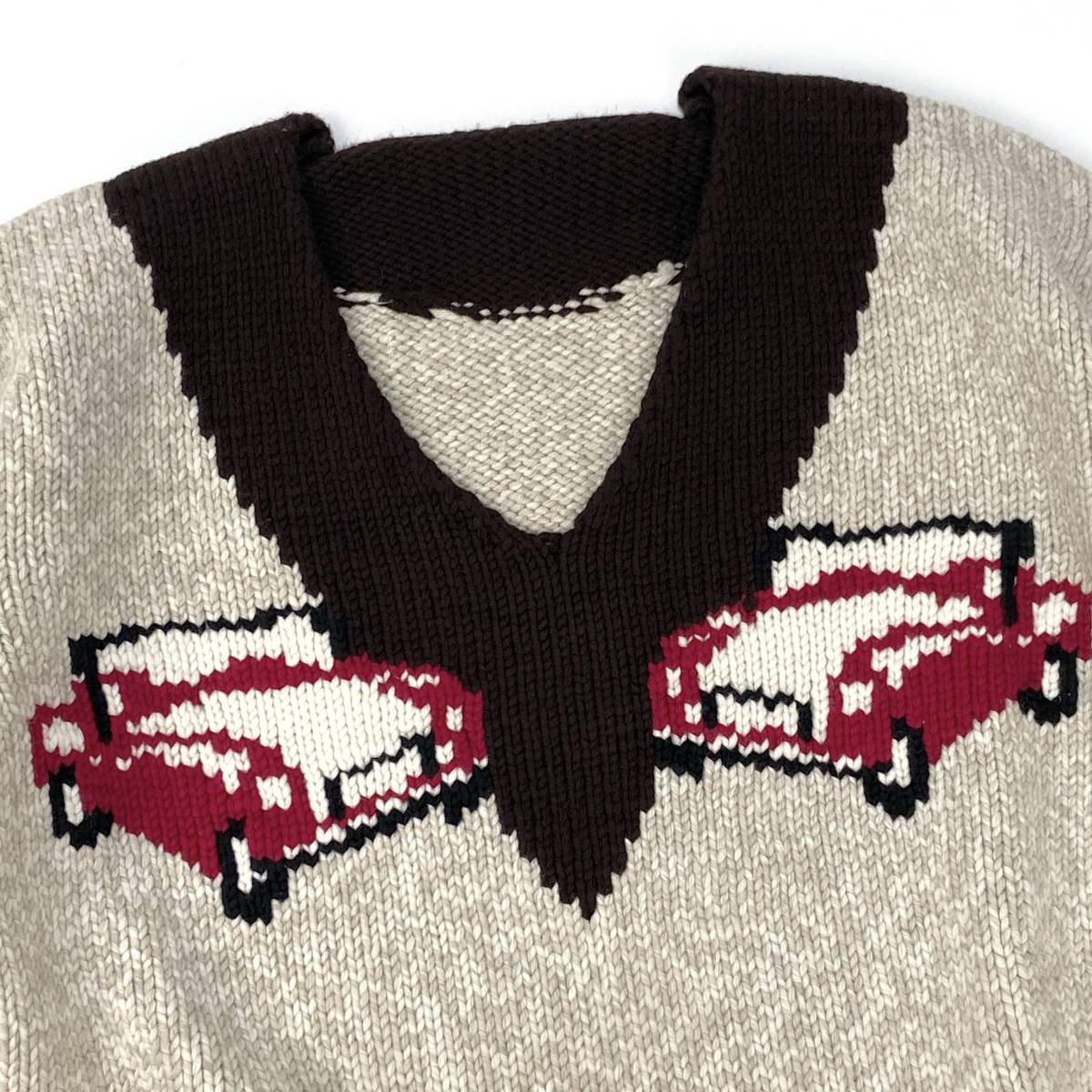 新品未使用 SUNSEA / サンシー 19AW MICK JAGGERD CAR SWEATER ミック