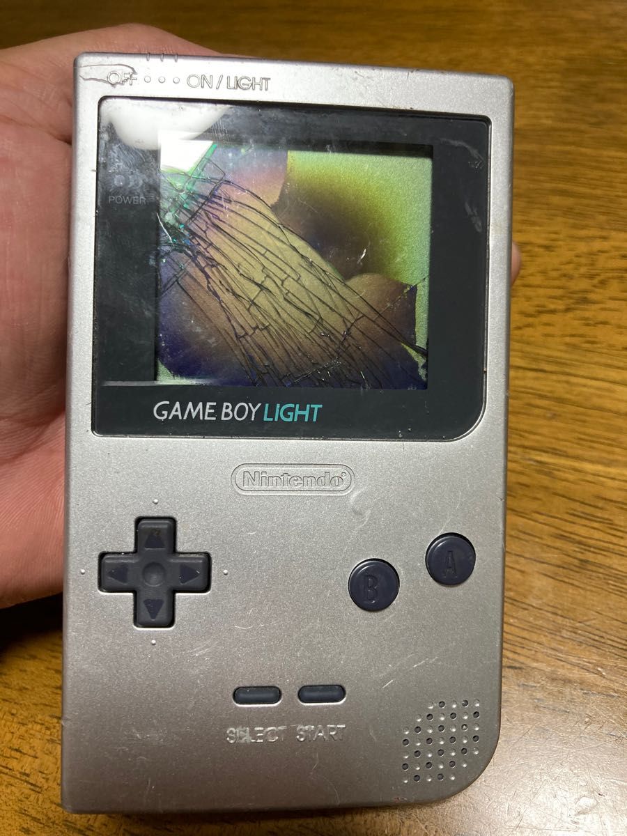 ゲームボーイライト シルバー ジャンク品 ゲームボーイカラー