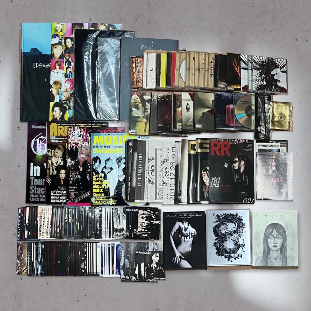 大量まとめ売り】激レア the GazettE ガゼット CD DVD 雑誌 FCグッズ