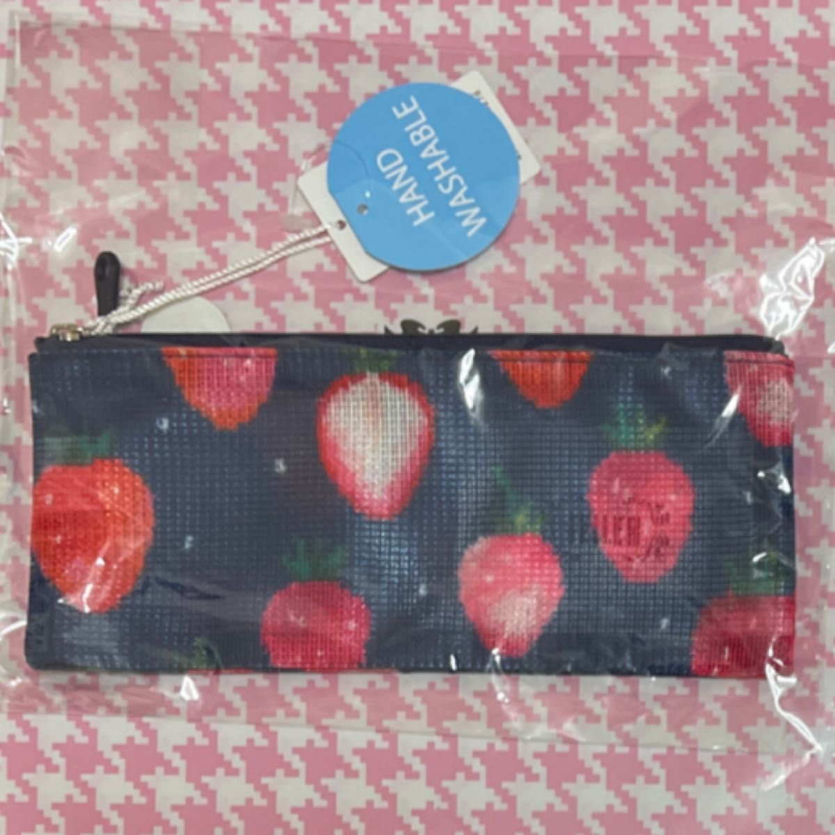 フェイラー ラブラリー ストロベリードット メッシュ転写ポーチ 未使用