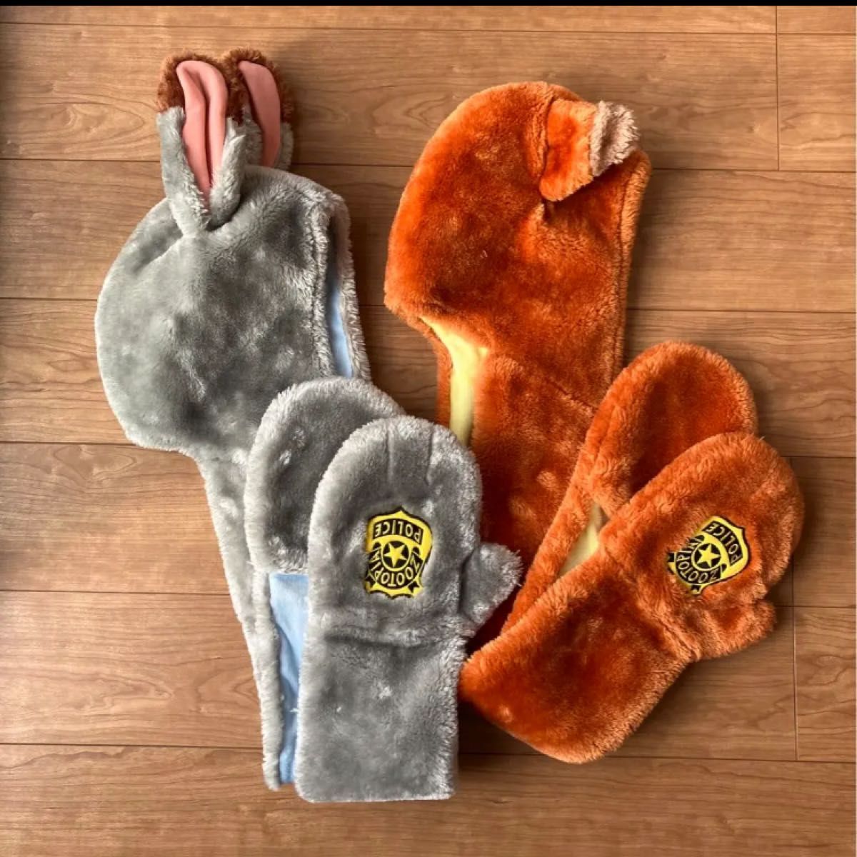 ズートピア マフラー ファンキャップ ニック ジュディ ディズニー