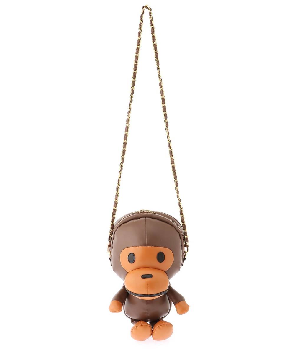 BABY MILO PLUSH DOLL CHAIN SHOULDER BAG L アベイシングエイプ A