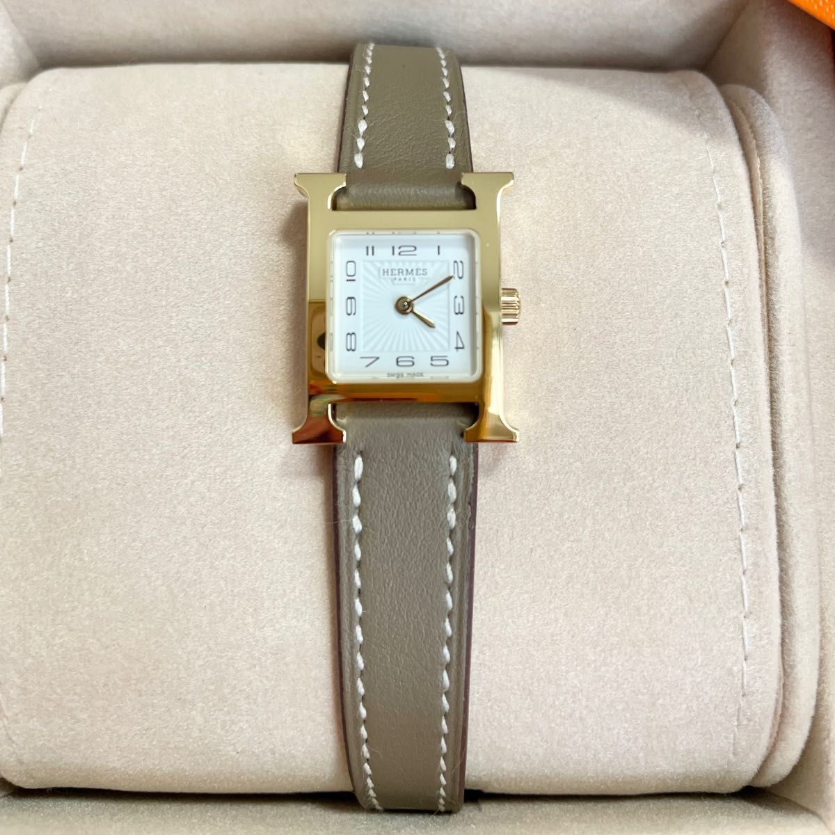 新品未使用】エルメス HERMES Hウォッチ TPM ミニサイズ 正規品