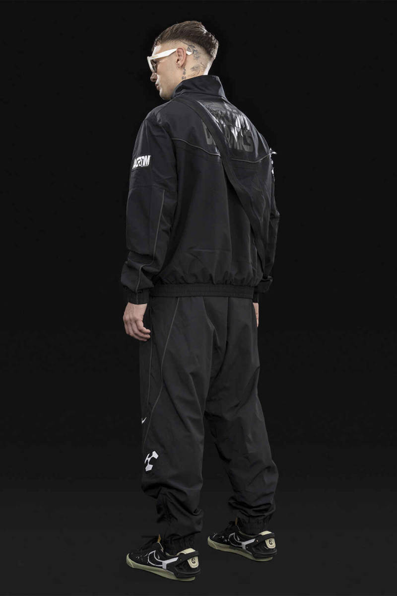 新品 Nike x ACRONYM Woven Jacket+Pants Sサイズ Black/Black/White