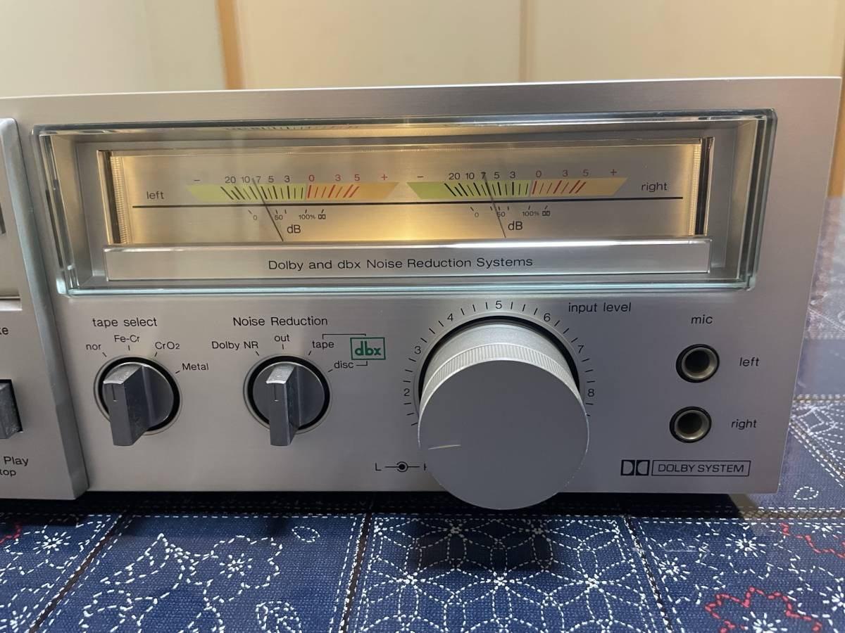 保証付き dbx搭載カセットデッキ Technic RS-M240X Dolby B/dbx NR