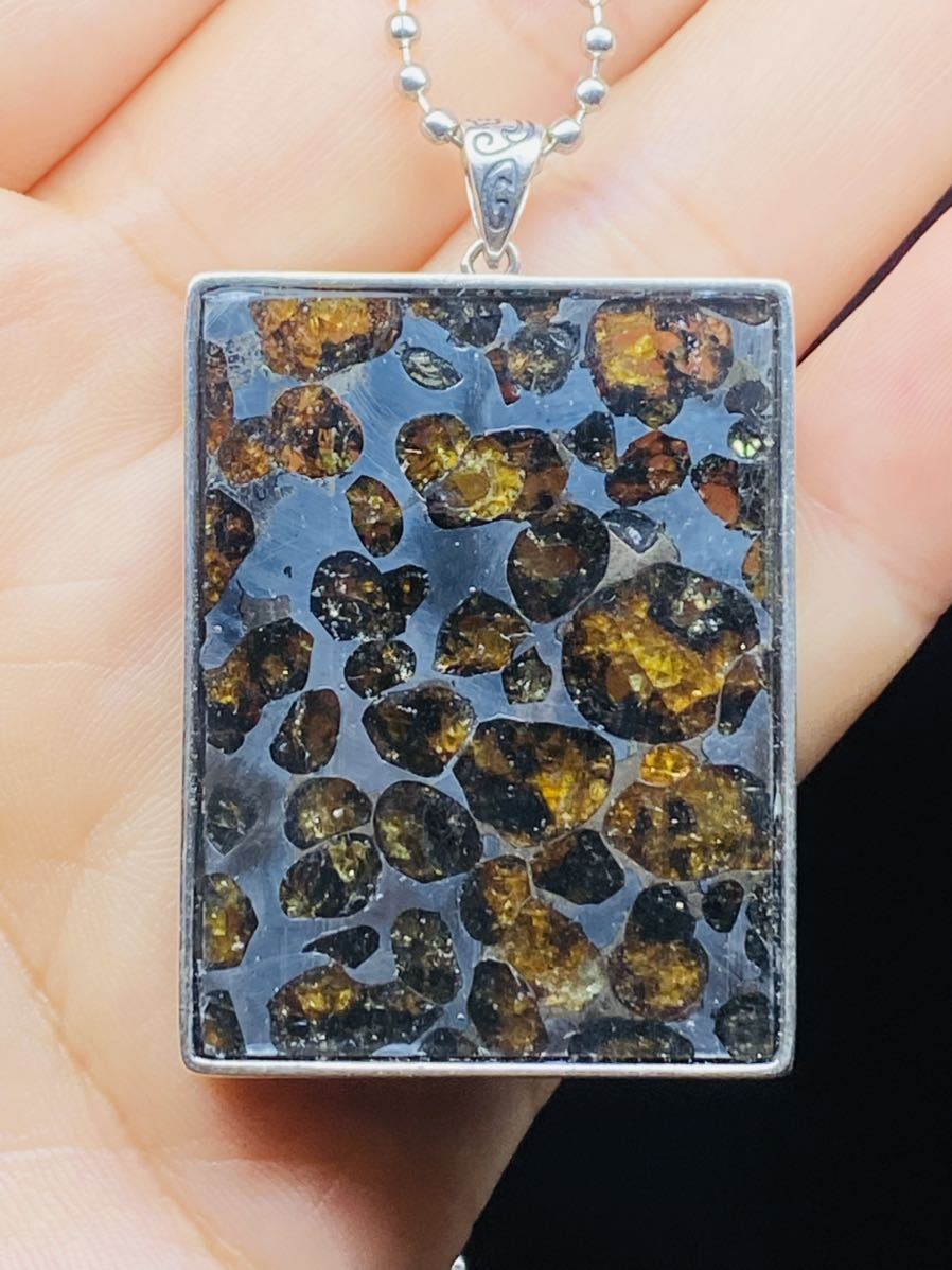 鑑別書付き パラサイト隕石 40㍉ 隕石 セリコ隕極上品質 パラサイト 石