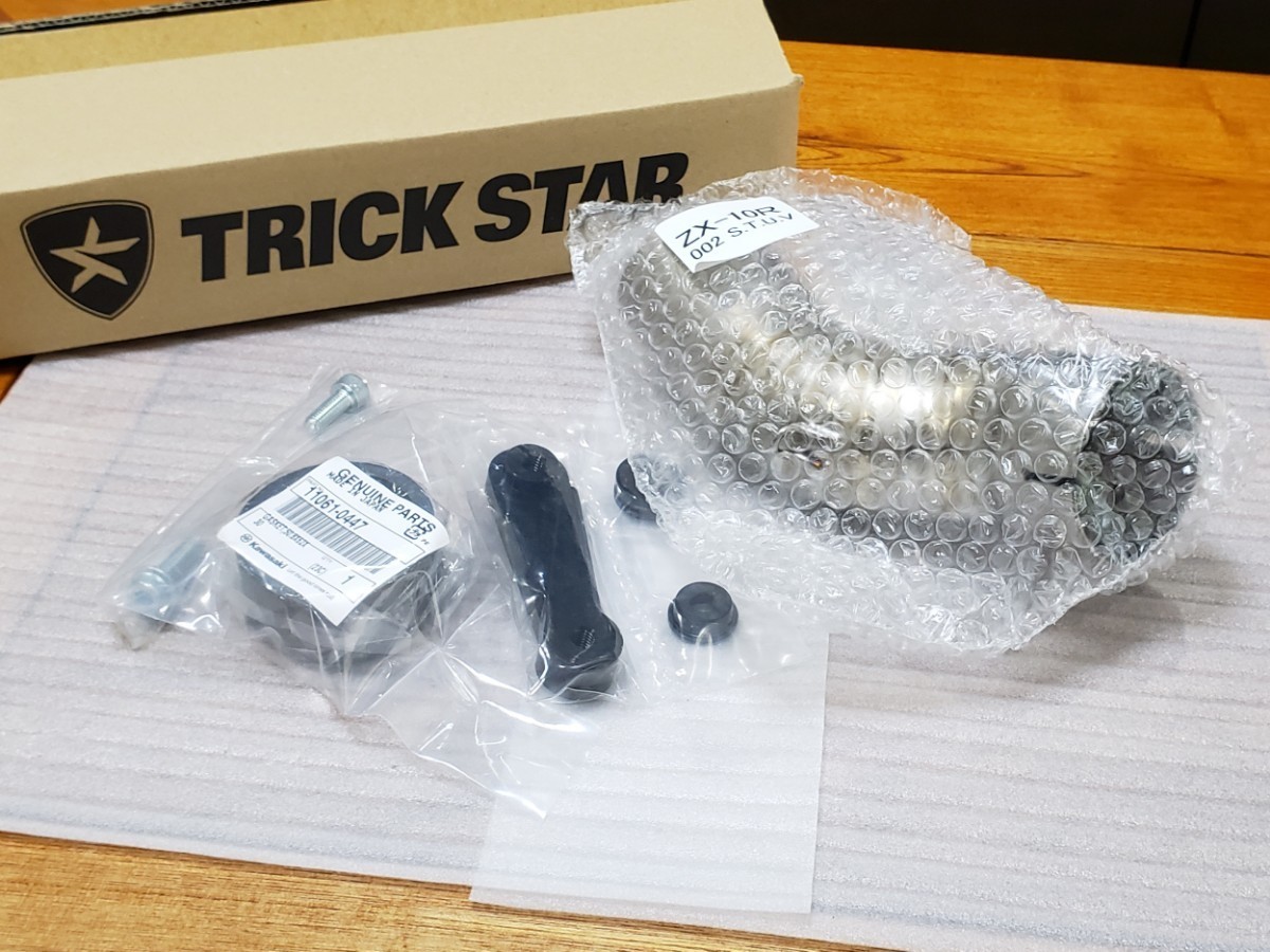 トリックスター│スリップオン リンクパイプ チタン│kawasaki ZX-10R