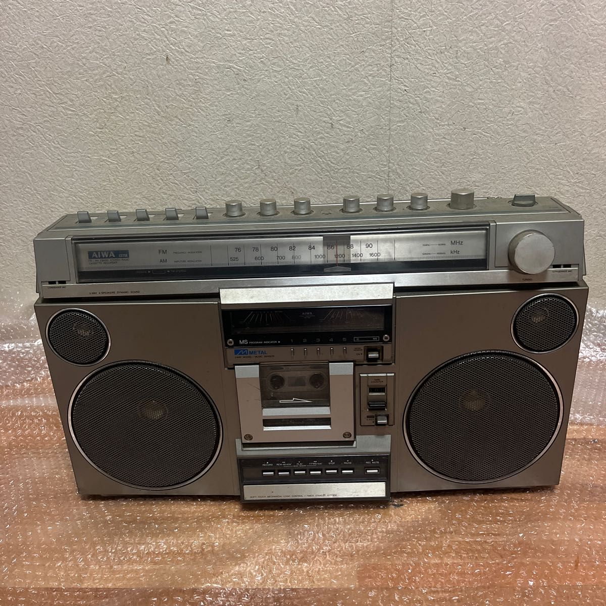 AIWA ラジオカセットレコーダー CS75X ジャンク品