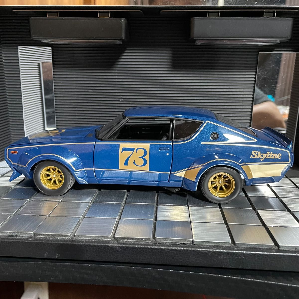 絶版未展示品 京商 1/18 日産 スカイライン 2000GT-R(KPGC110) RACING