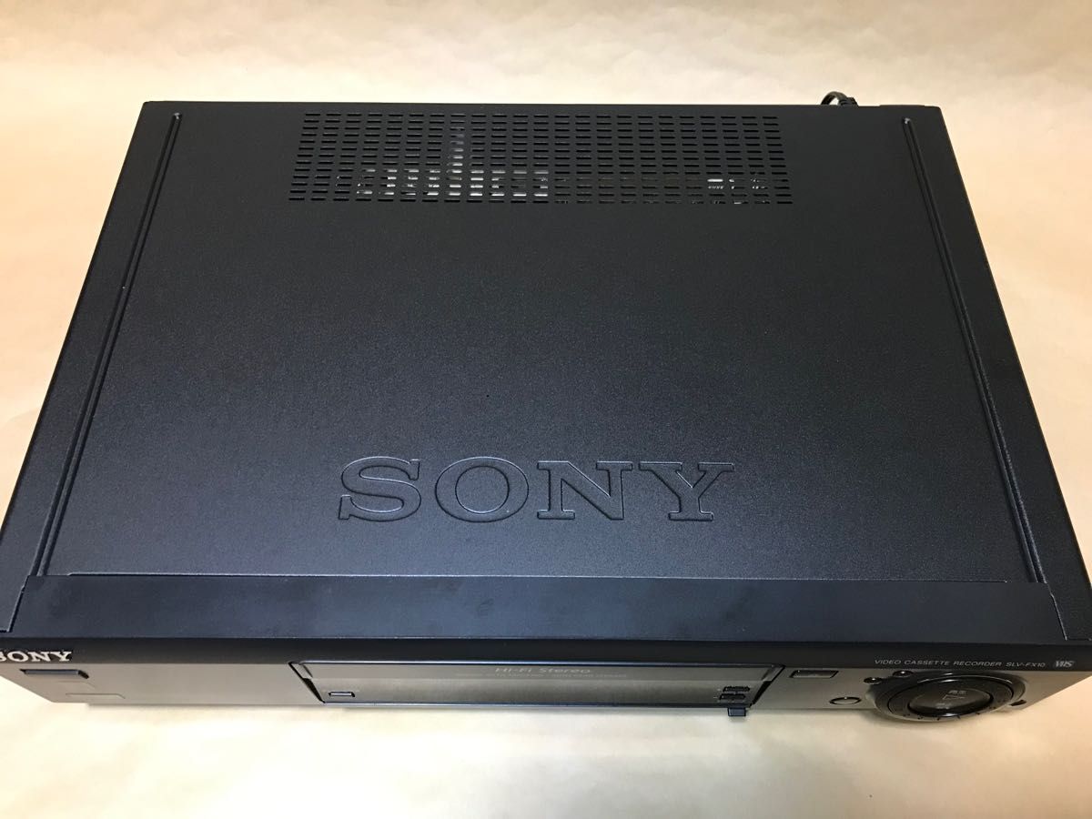 おすすめ極美品】日本製 SONY SLV-FX10 VHSビデオデッキ リモコン付