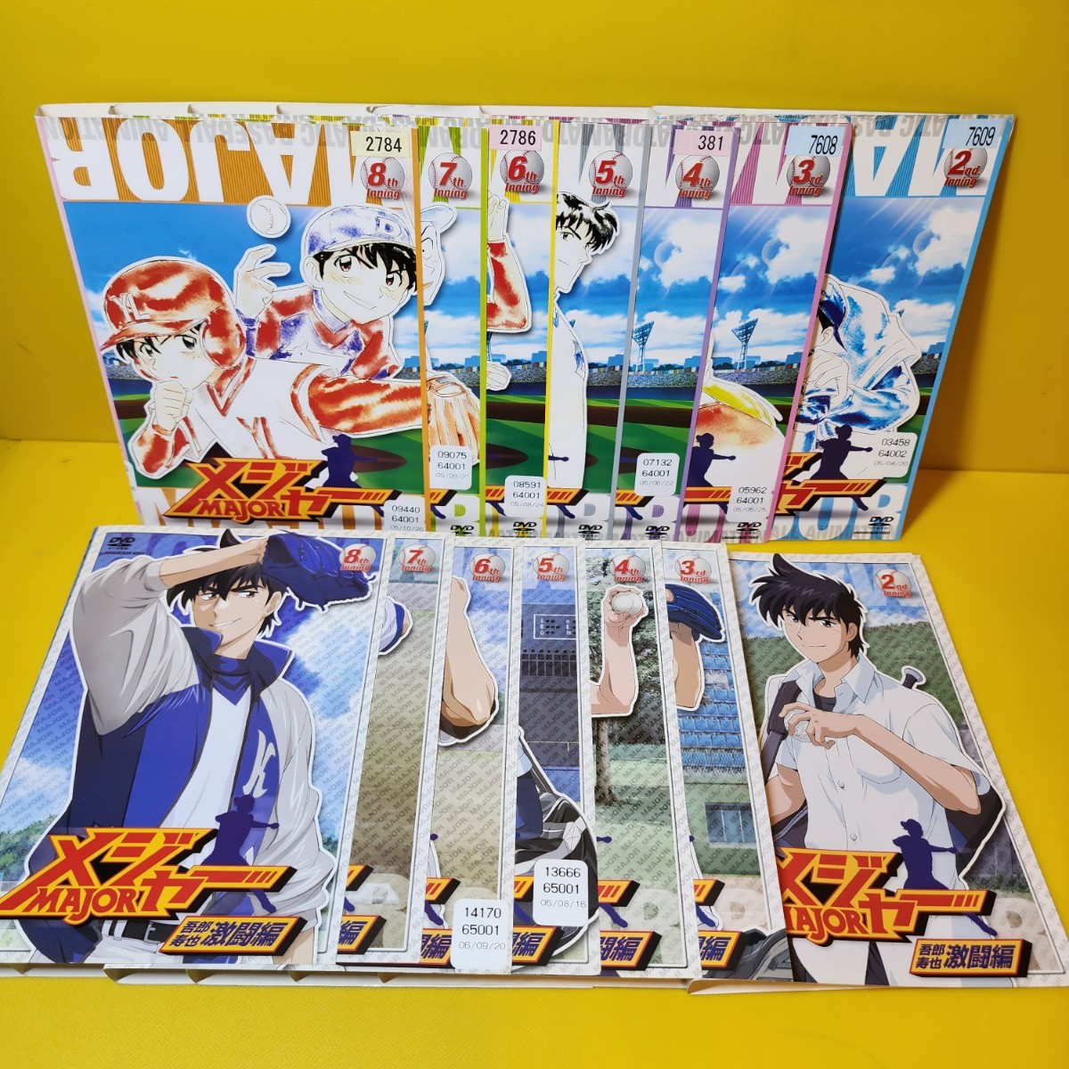 新品ケース交換済み メジャー1期～6期+セカンド+劇場版 DVD全74巻