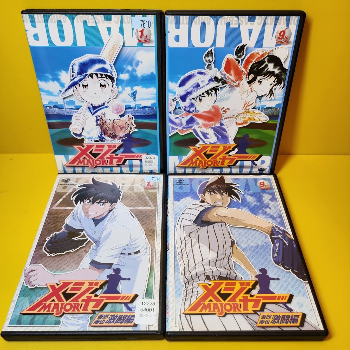 新品ケース交換済み メジャー1期～6期+セカンド+劇場版 DVD全74巻