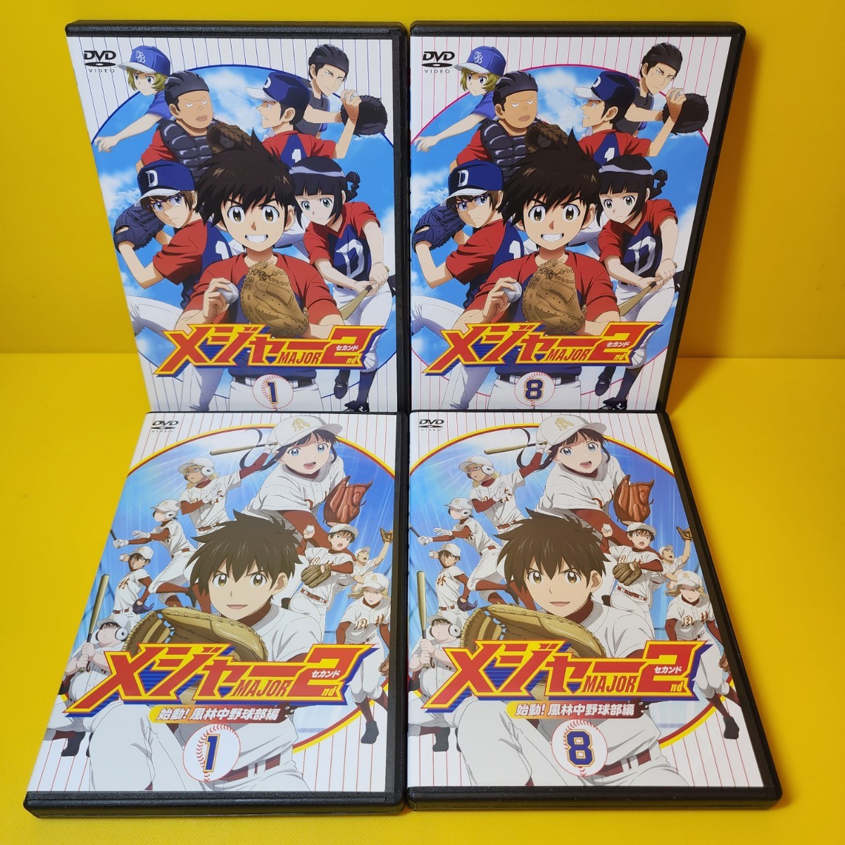 新品ケース交換済み メジャー1期～6期+セカンド+劇場版 DVD全74巻