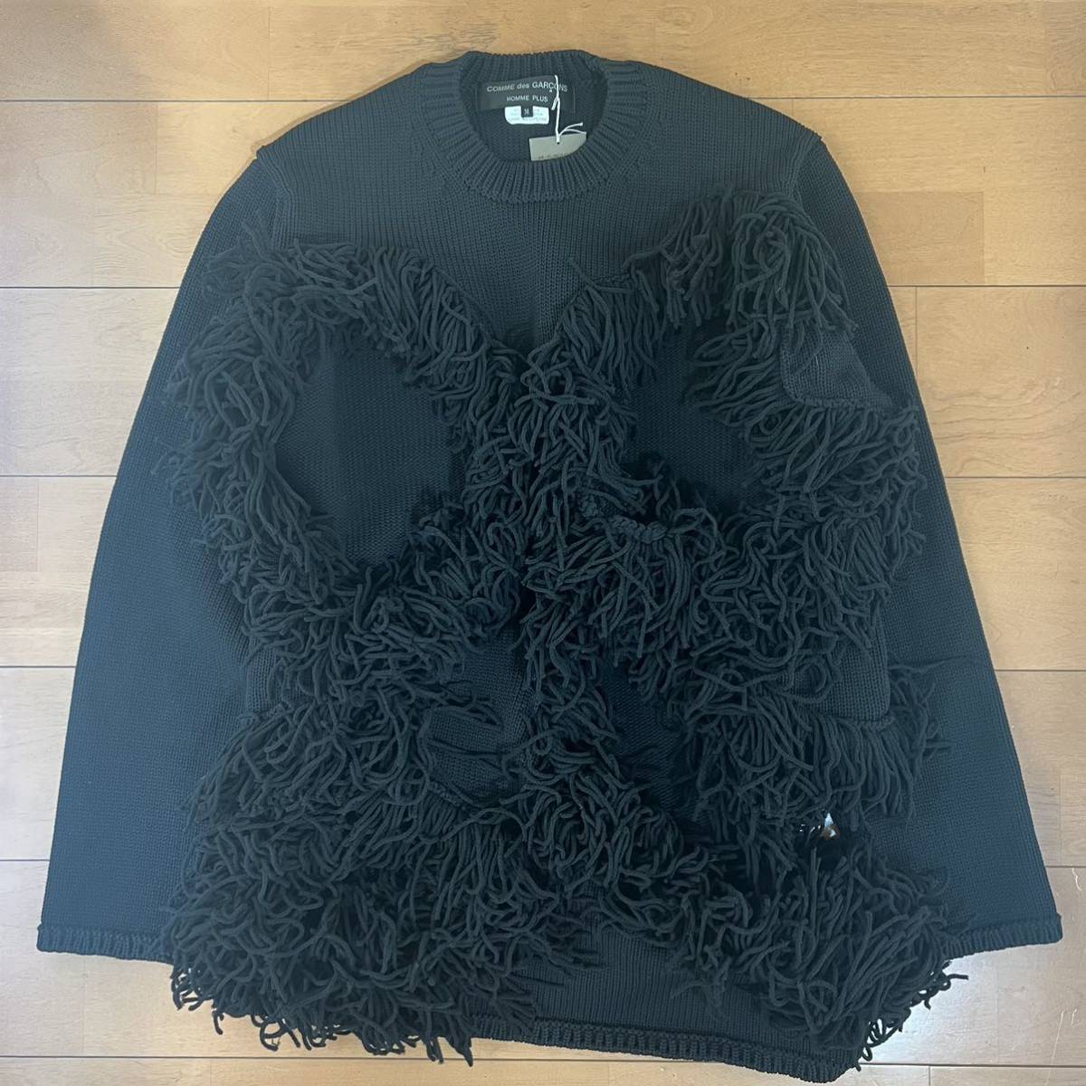 23AW コムデギャルソンオムプリュス フリンジニット M COMME DES