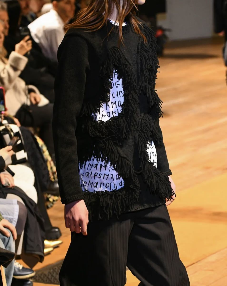 23AW コムデギャルソンオムプリュス フリンジニット M COMME DES