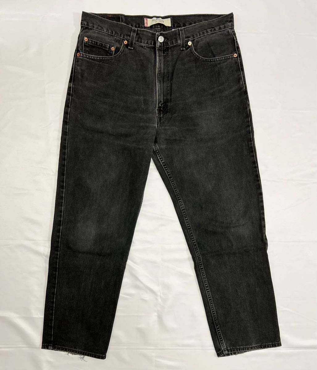 USA製 Levi's リーバイス 550 ジーンズ ブラックデニム バギーパンツ
