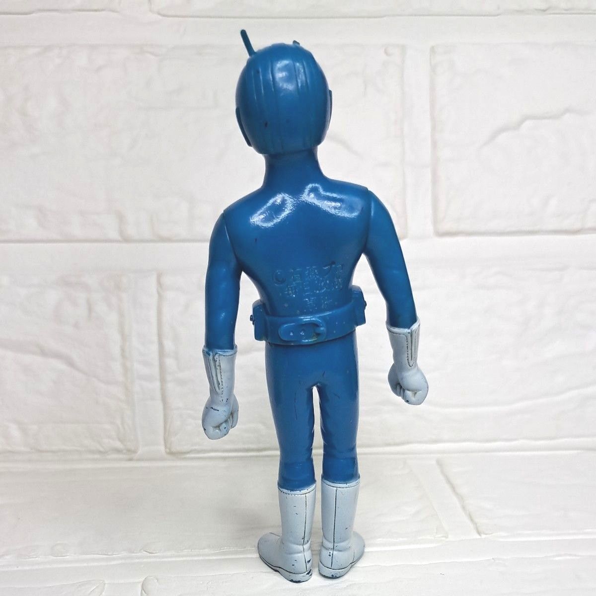 仮面ライダー 4 号 ライダーマン 当時物 ポピー 希少ソフビ 昭和レトロ