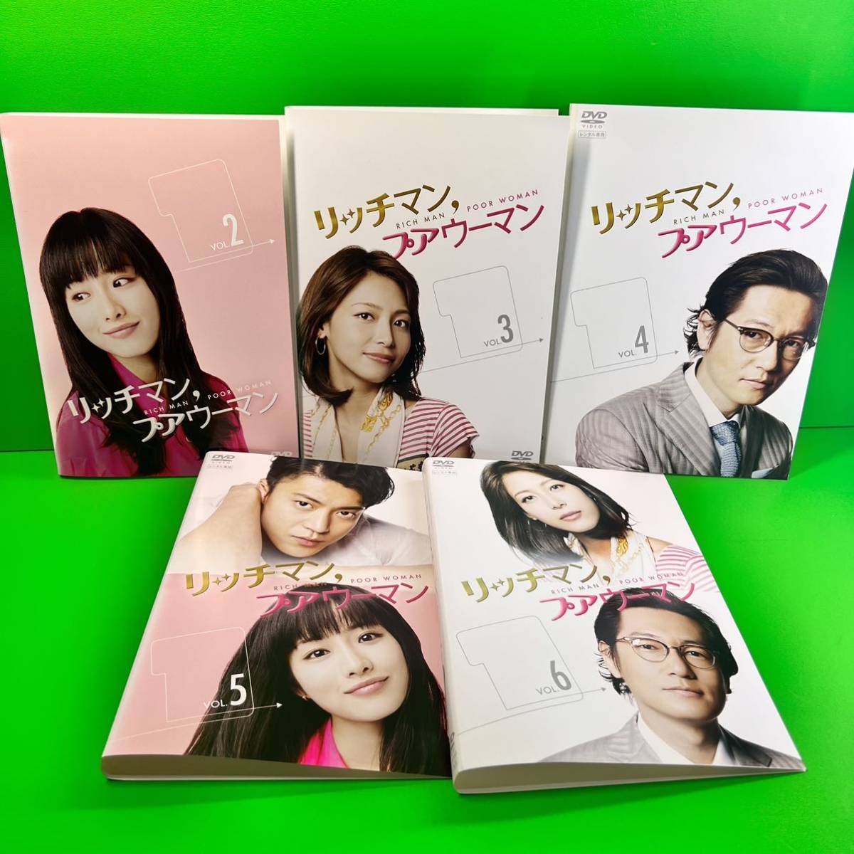 ケース付 リッチマン プアウーマン+in ニューヨーク DVD 全7巻セット