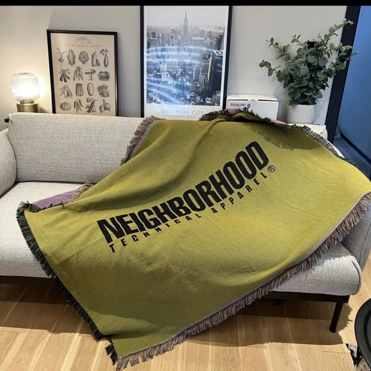 NEIGHBORHOOD ネイバーフッド ラグマット ソファカバー ブランケット
