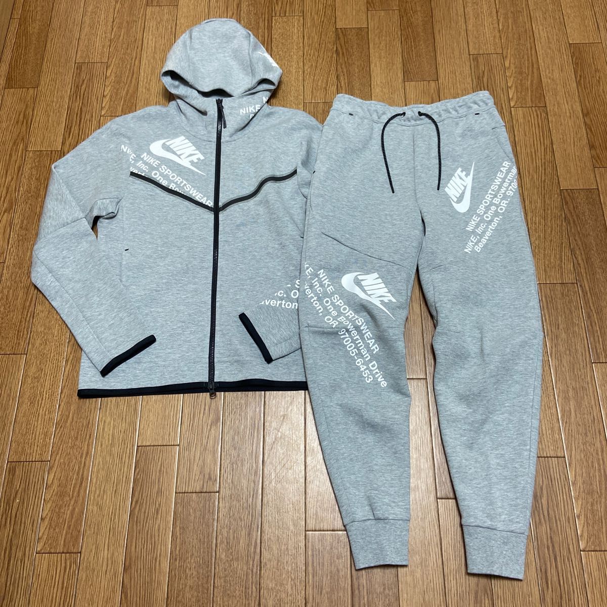 ナイキ Sサイズ メンズ テックフリース セットアップ グレー｜Yahoo