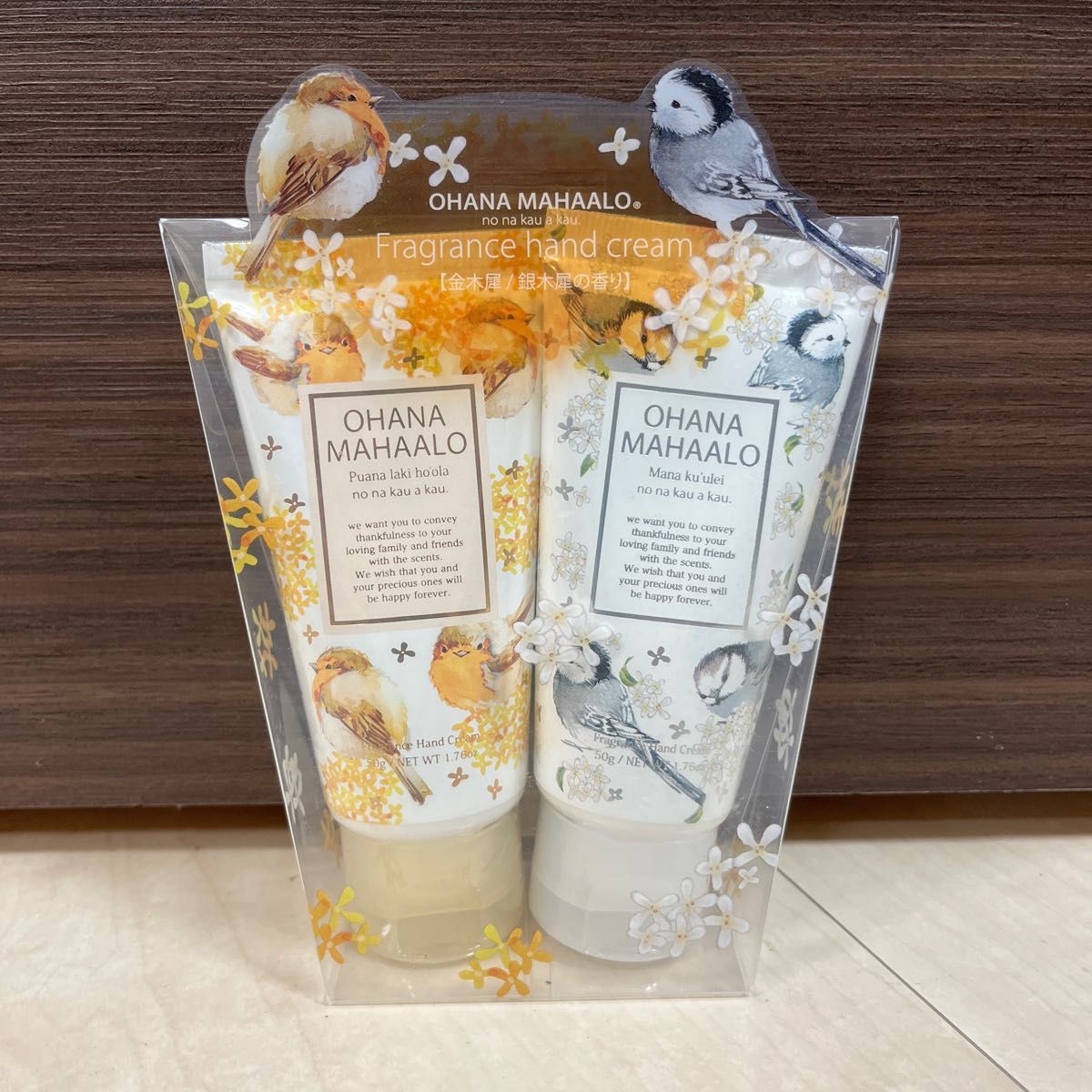 数量限定】オハナマハロ 金木犀 銀木犀の香り ハンドクリーム 2種