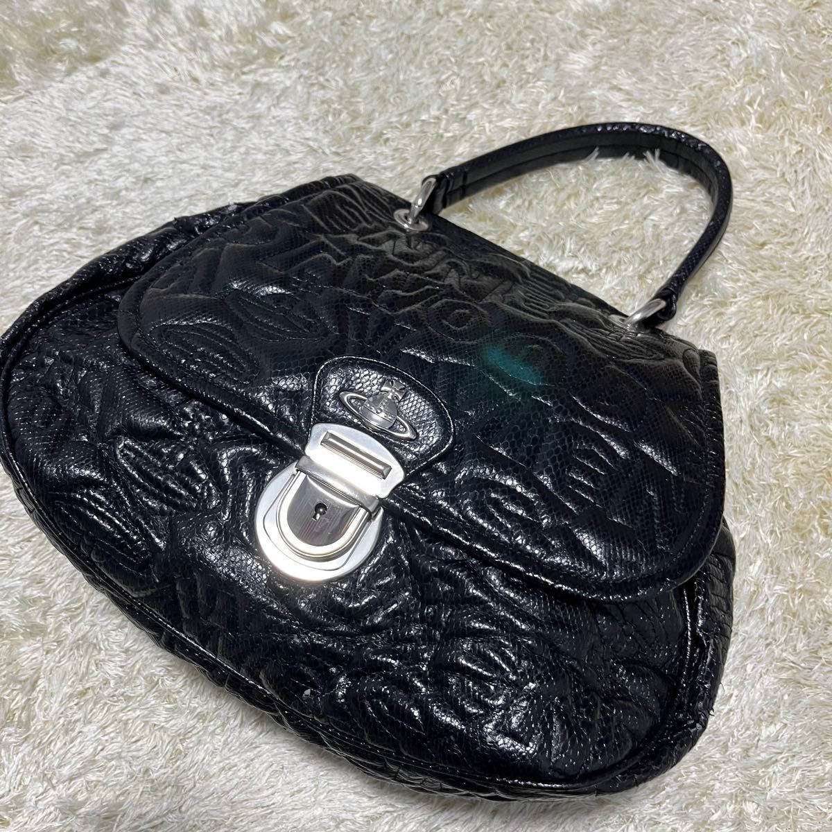 vivienne westwood ヴィヴィアンウエストウッド ハンドバッグ パイソン